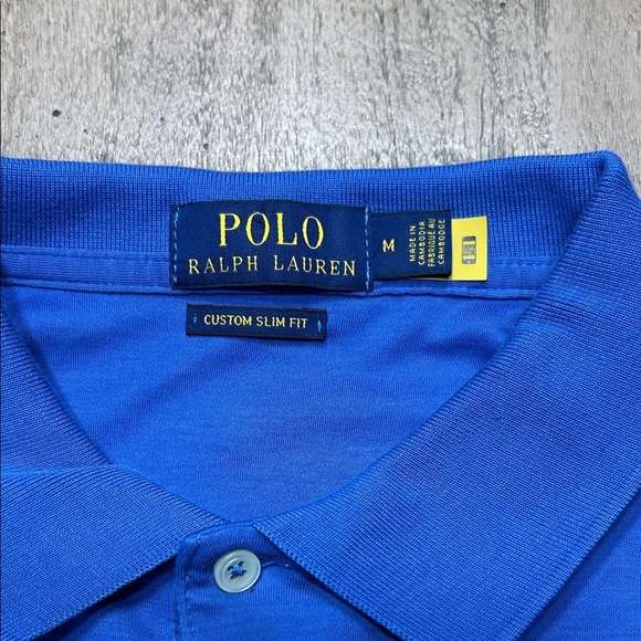 Polo by Ralph Lauren Royal Blue Polo Shirt size Medium, new no tags - Picture 2 of 6